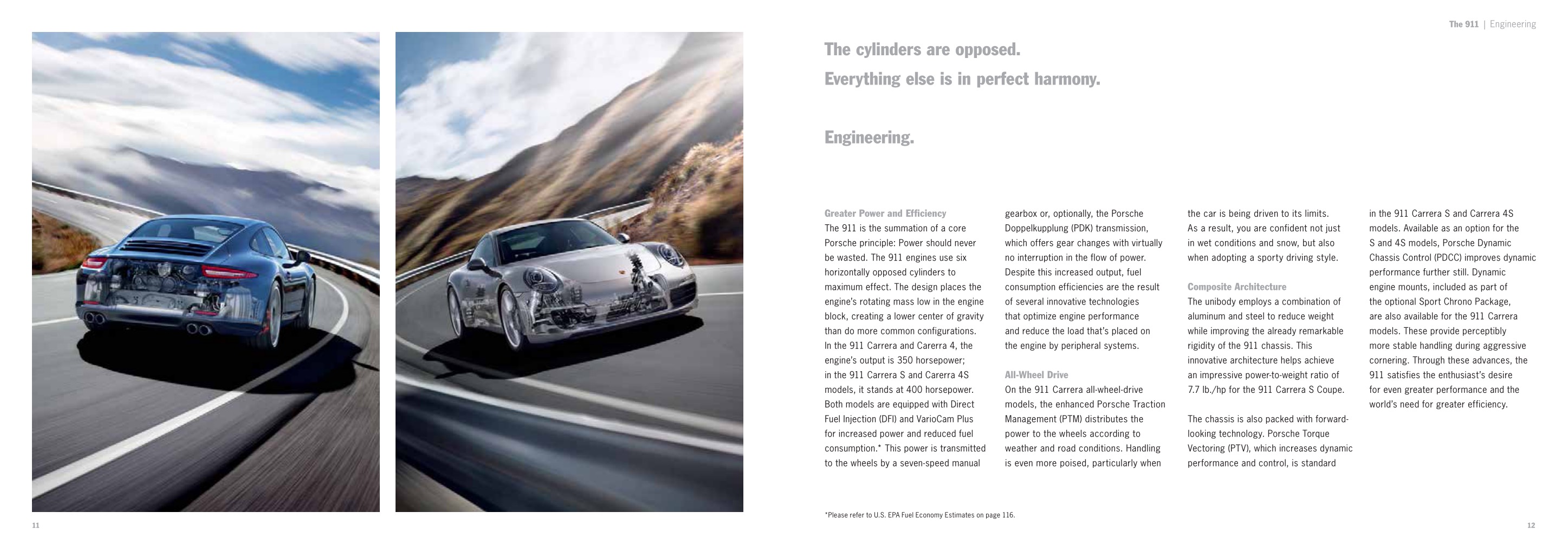 2013 Porsche 911 Brochure Page 54